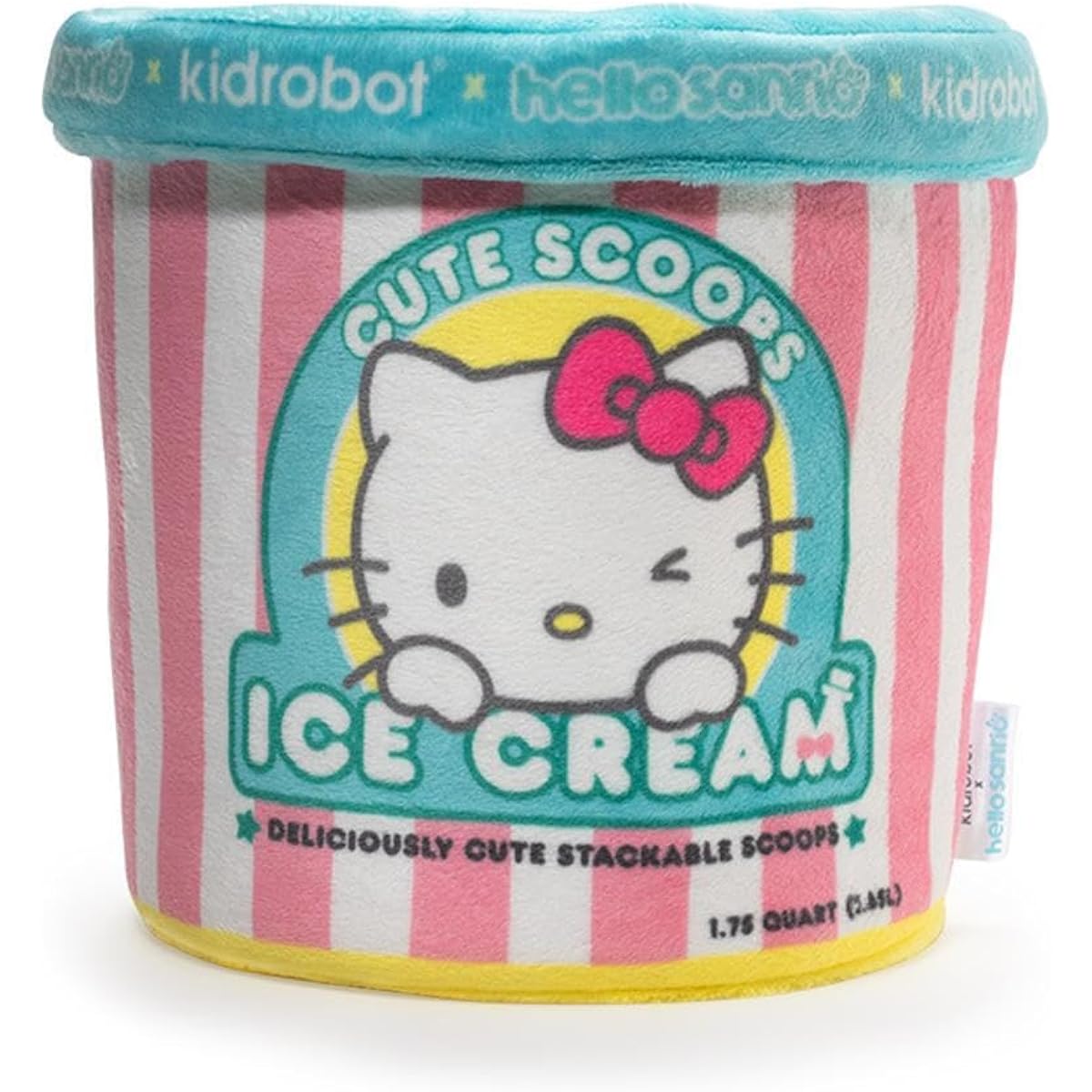 Kidrobot Hello Kitty Sanrio Ice Cream Cute Scoop Medium Plush