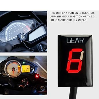 Speed Display Meter Motorcycle Gear Indicator Gear Display Meter For Kawasaki Ninja 300R Z300 Z650 Z750 R Z750R Z800 E Z800e Z1000 SX Z1000SX Lava