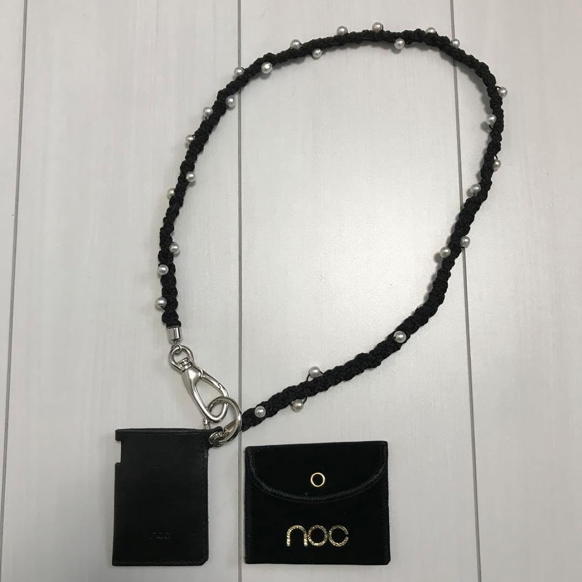 Made in Japan noc PEARL BRAID STRAP MINTIA CASE