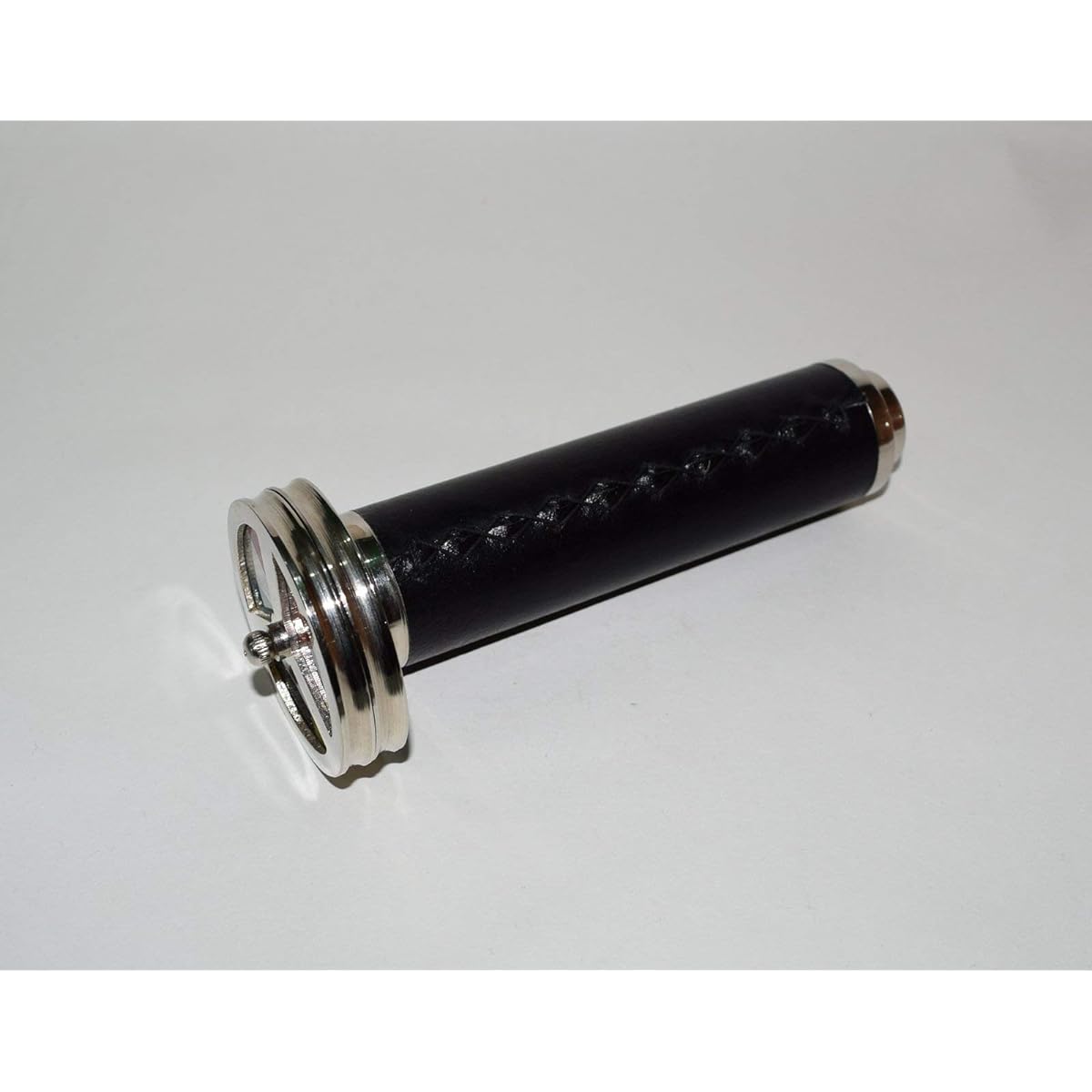 Brass Double Wheel Kaleidoscope Leather Antique Style Vintage Collector Gift