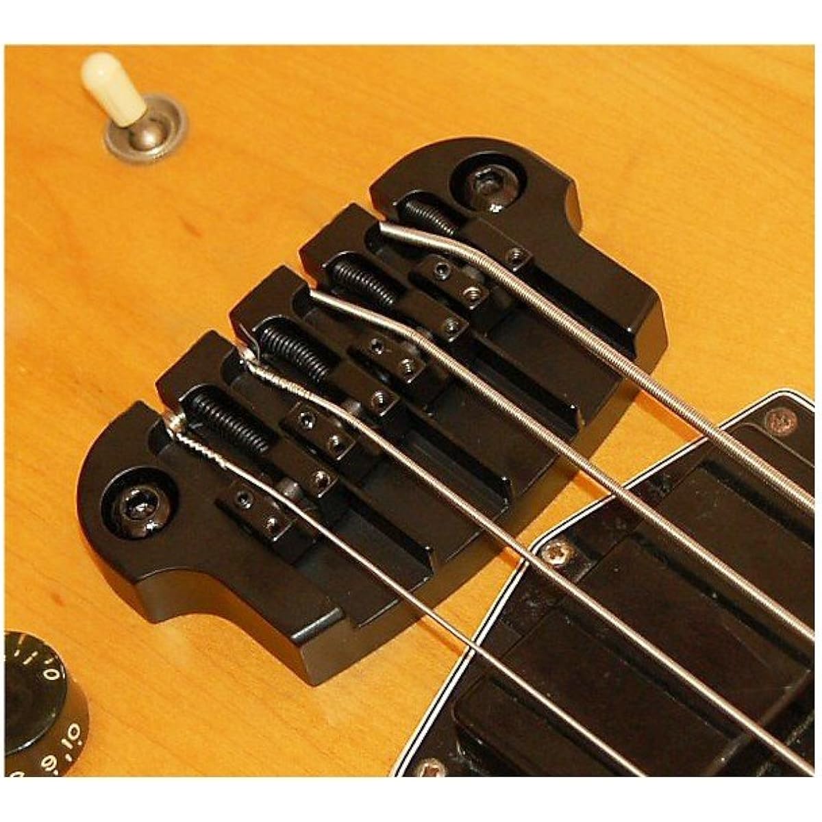 Hipshot SuperTone Gibson 3-Point Bass Bridge Black