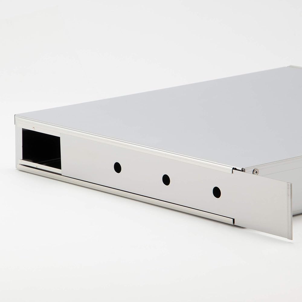 Endo Shoji TKG Rust-resistant stainless steel knife holder Width x depth x height (mm) 300 x 50 x 370 Removable bottom plate for easy cleaning and hygiene Commercial use AHU25001
