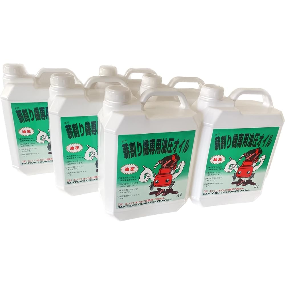 Santoku Energy Hydraulic Oil for Wood Splitting Machine with Mechanical Protection Performance 4Lx6 bottles
