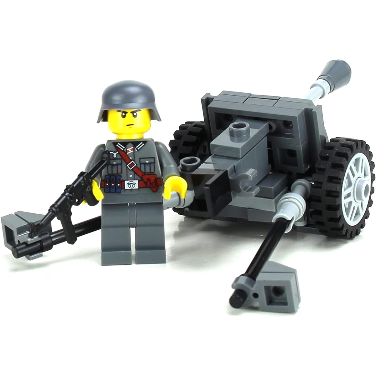Battle Brick PAK38 World War II German Artillery Custom Set
