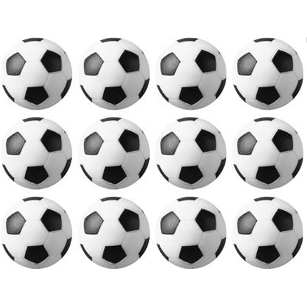 12 Soccer Ball Style Foosballs for Tornado Dynamo or Shelti Tables