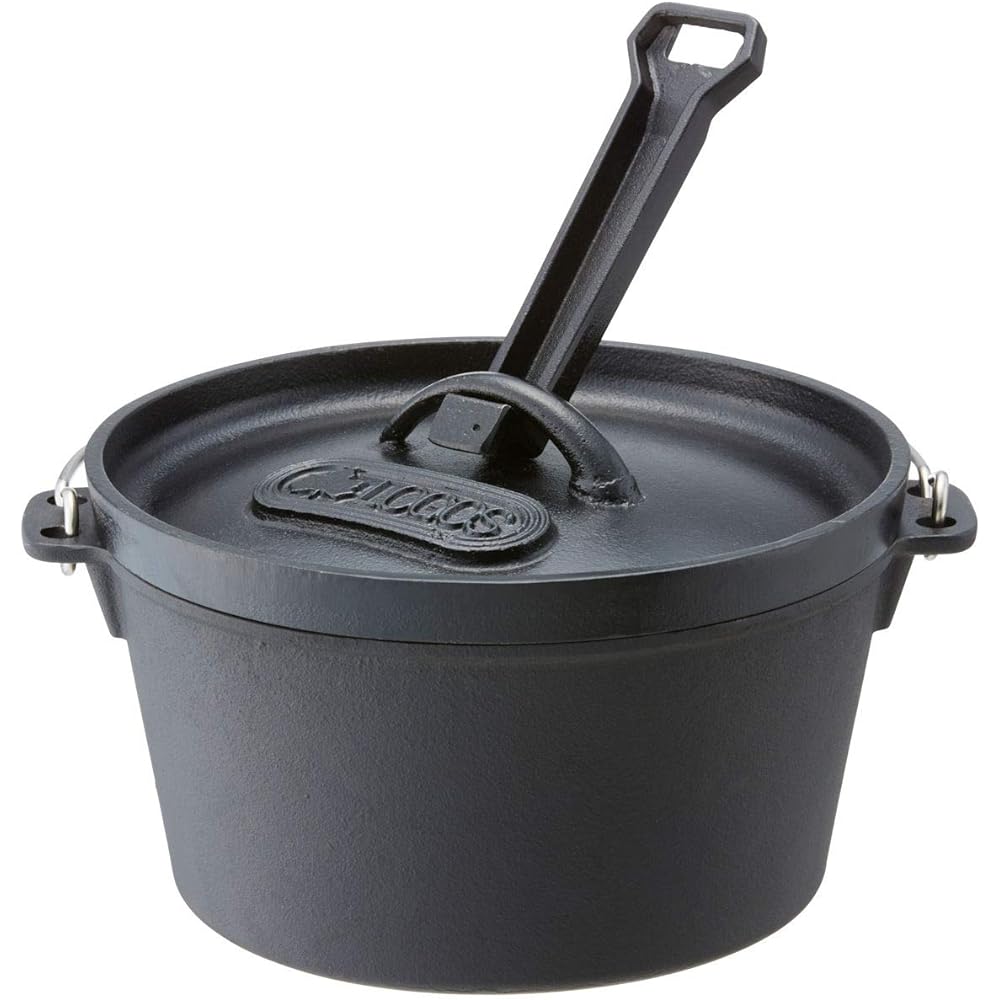 LOGOS Dutch Oven & Skillet 9inch (with bag) 81062237 Black