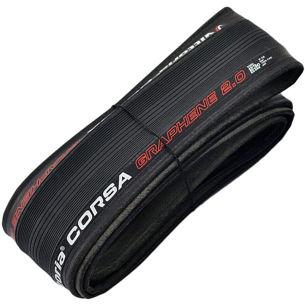Vittoria CORSA G2.0 GRAPHENE Clincher Tire 700x23C, Black, VT1968