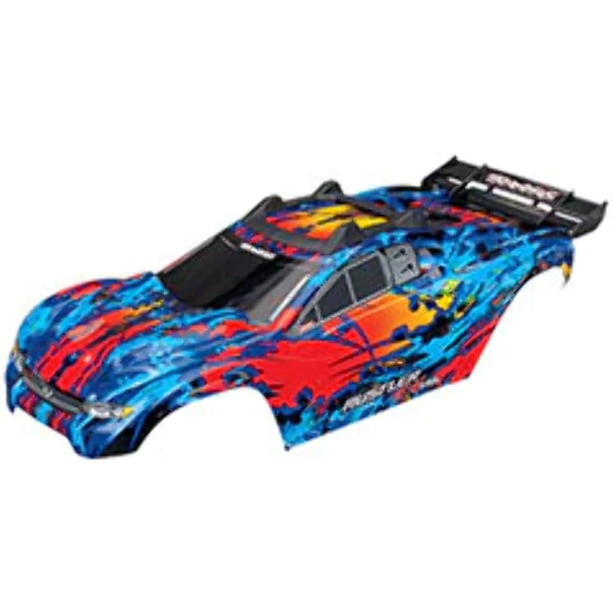 Traxxas TRA6717R Body, Rustler 4X4 VXL, Red