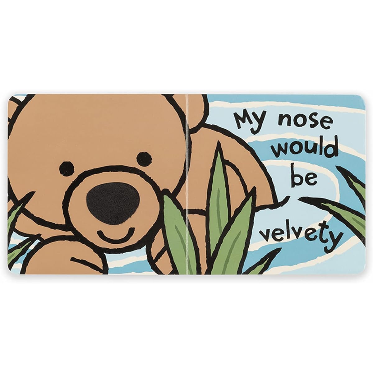 Jellycat If I were a Bear Touch and Feel Baby Board Book