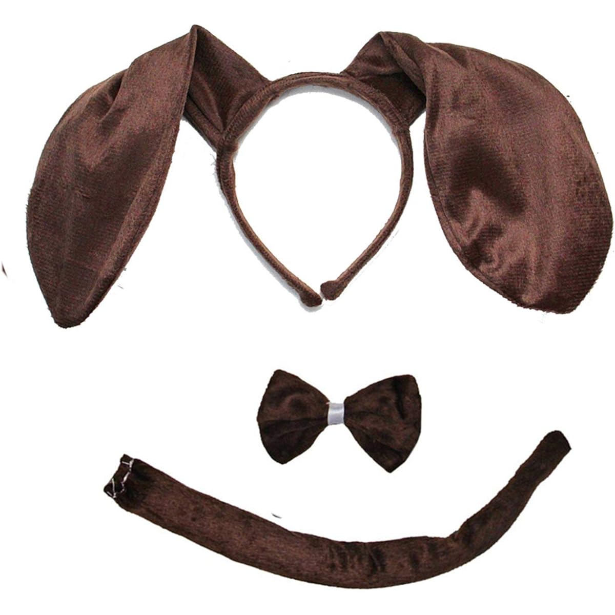 Kirei Sui Kids Animal Face Headband Tie Tail 3 Piece Costume