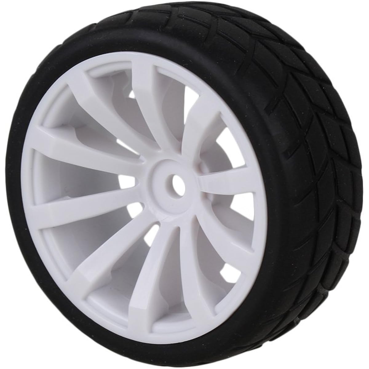 LAFEINA Rubber Tire and Wheel Set 1/10 Scale RC Touring Racing On-Road Car HSP HPI FG4 Tire Set