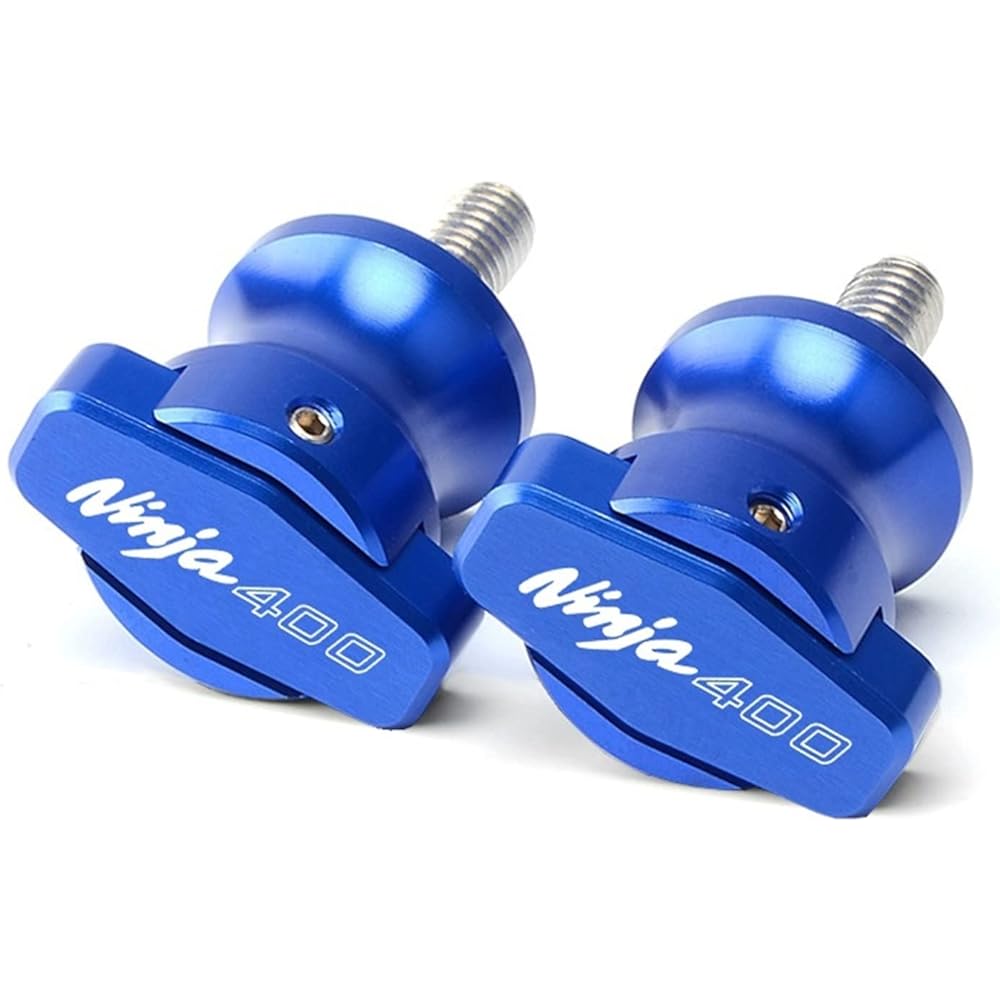 DEMUR Motorcycle CNC8mm Swing Arm Spool Slider Swing Arm Stand Accessories Fits Kawasaki Ninja400 Ninja 400 ZZ400 2018 2019 2019 2020 2021 Swing Arm Slider Spool (Size : Z400 Titanium)