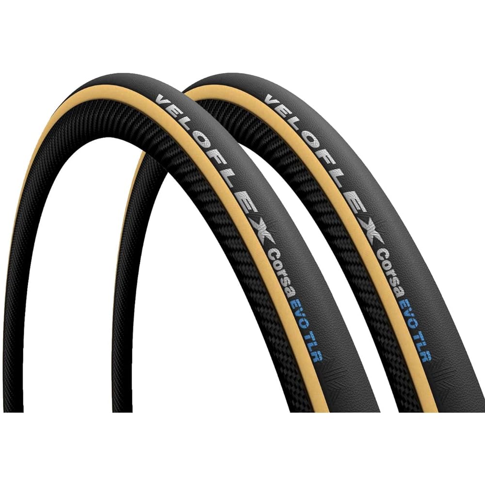 Veloflex Corsa Evo 700×25C Corsa Evo TLR Tubeless Ready Set of 2