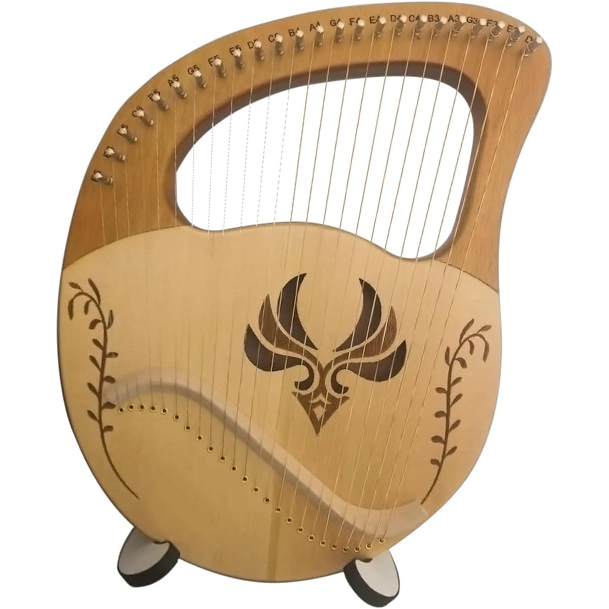 WowZza Lyra Harp 24 Tone Harp Portable Lyra String Instrument for Beginners Lyra Harp for Beginners/24 Tones 6