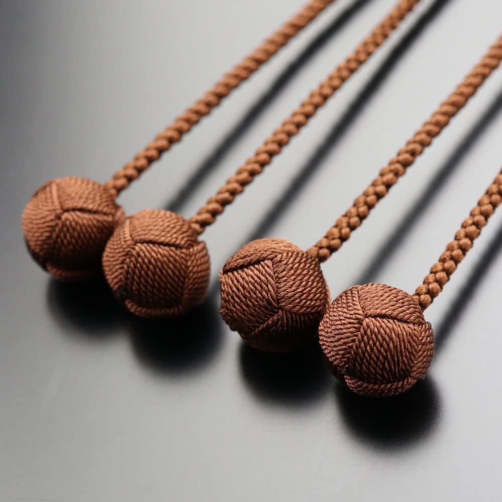 ≪Special Price≫ Nenju.com Shingon Buddhist Prayer Beads for Men, Shakuni Striped Ebony (Matte), Sanskrit Tenbo (Dark Brown) [Authentic Prayer Beads, Kyoto Prayer Beads, Kyoto 108 Beads, 2 Shaka, 2 Strands, Sorted, Wooden, Funeral, Funeral, Memorial Servi