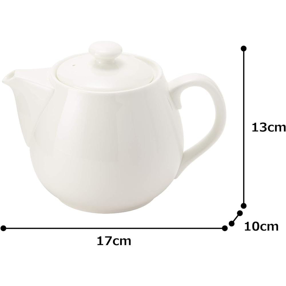 NARUMI Commercial tableware pot plus serum white 830cc for 3 people made in Japan 9795-4237