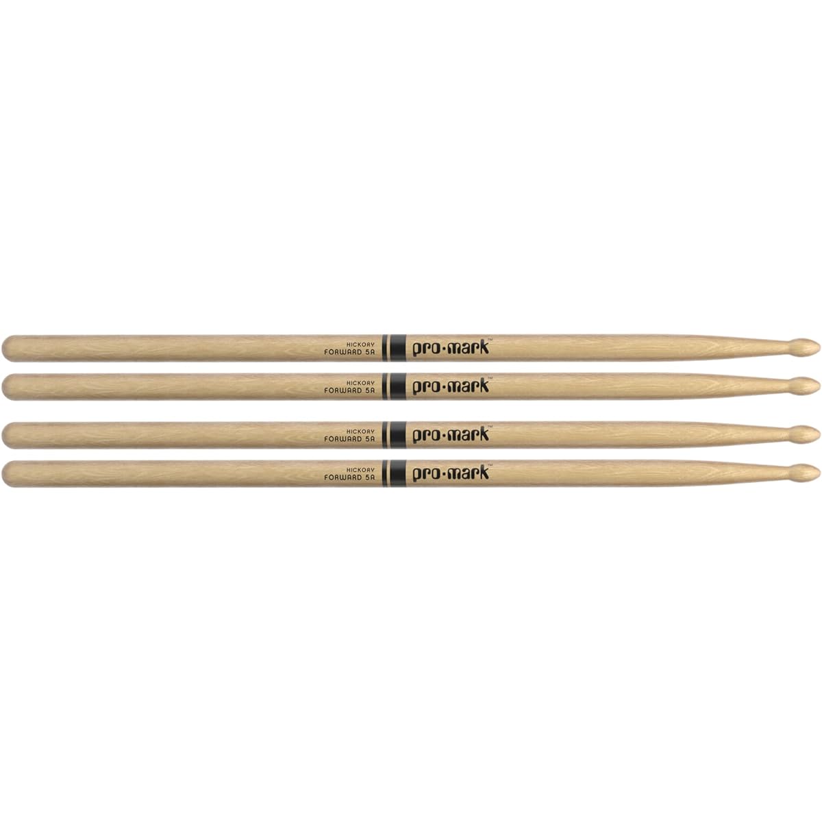 Pro-Mark American Hickory 5A Wood Chip Drumsticks (2 Pairs)