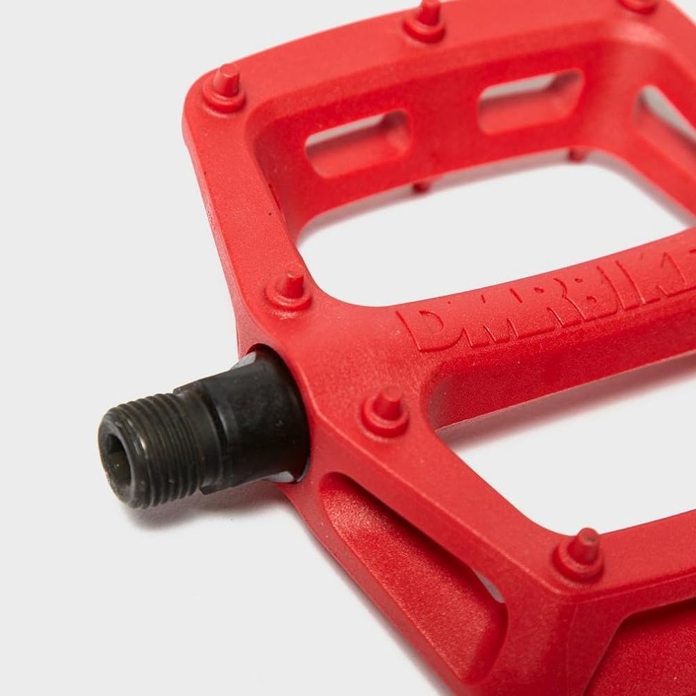 DMR (DMR) V6 PLASTIC PEDAL CRO-MO AXLE RED