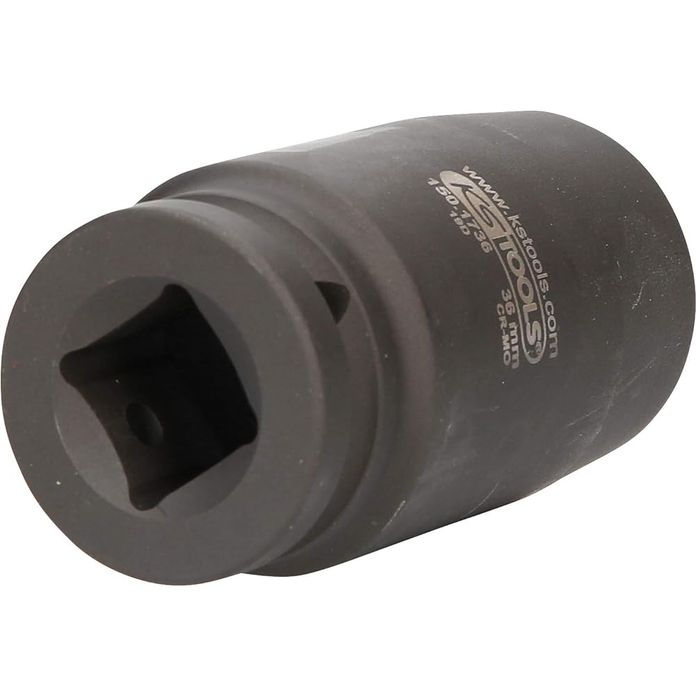 KS Tools Drive Shaft Impact Socket 12 Points Thin Wall 3/4" 36mm 150.1736