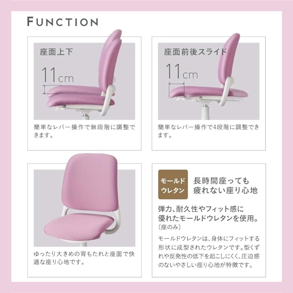 KOIZUMI Cadet NB Navy HSC-744 NB Size: W560 x D590-610 x H830-940mm SH420-530mm (external size)