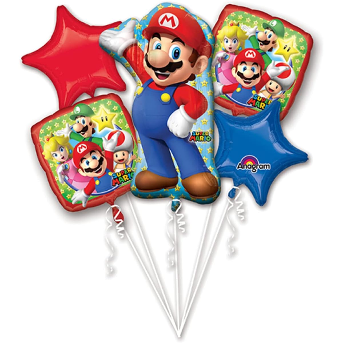 Mario Bros Bouquet - Party Supplies