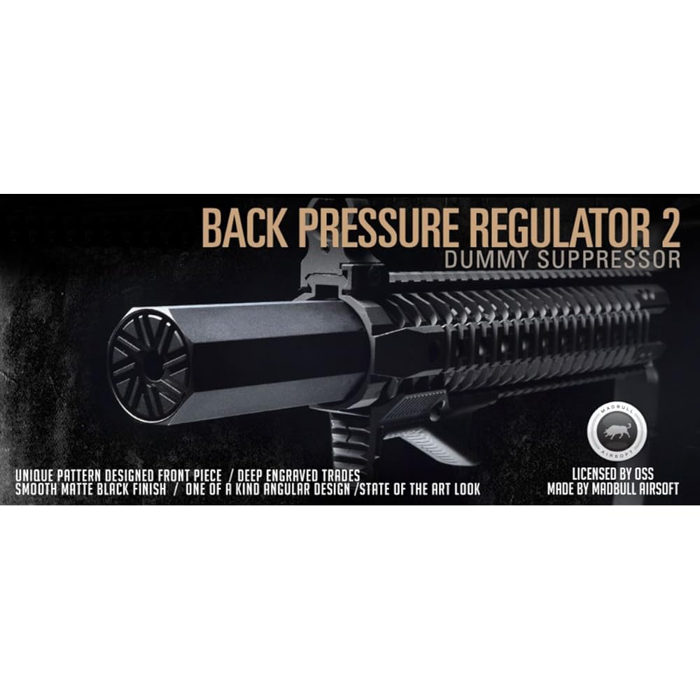 Mad Bull Airsoft OSS Dummy Suppressor Back Pleasure Regulator 2 O01-001