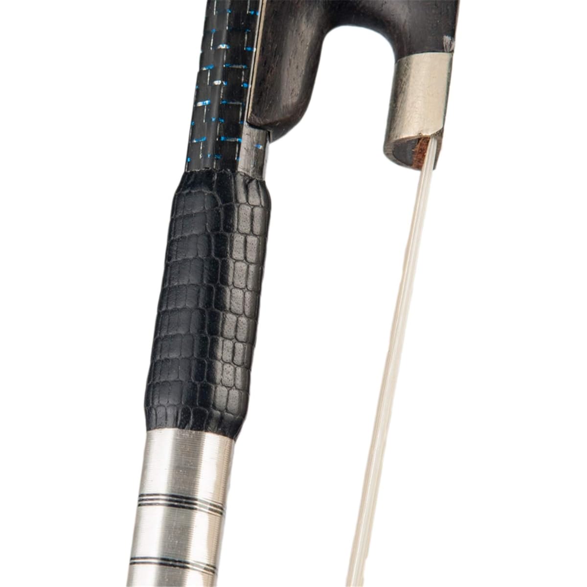 Violin Bow 4/4 Violin Fiddle Bow Braided Carbon Fiber Bow Balanced Unique Design