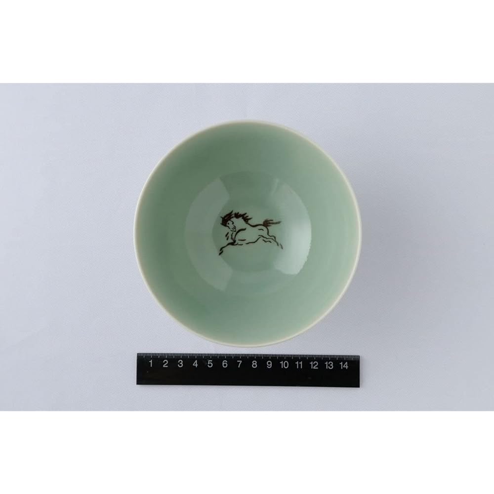 Ohori Soma Ware Matsunaga Kiln Rice Bowl Celadon Color (Large) SOMA050201CB