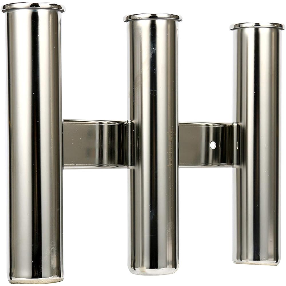 Amarine-made Fishing Rod Holder Stainless Steel 3 Rows 4 Rows Fishing Rod Stand Rod Holder Boat Supplies