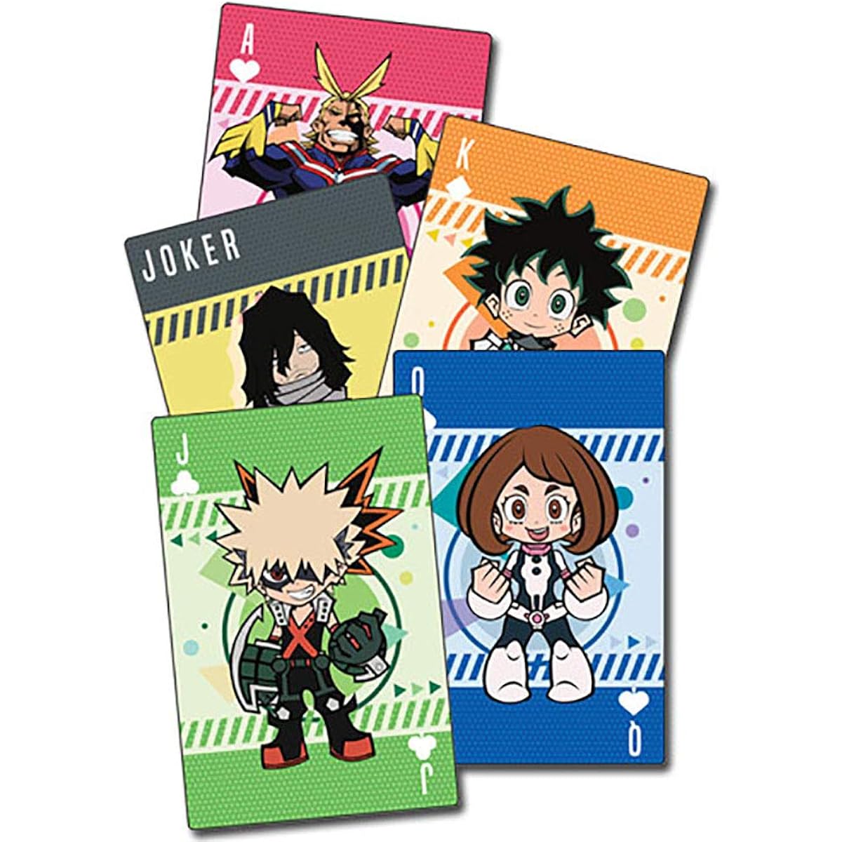 Great Eastern Entertainment My Hero Academia SD Chibi Group Hero Costume Playing Cards