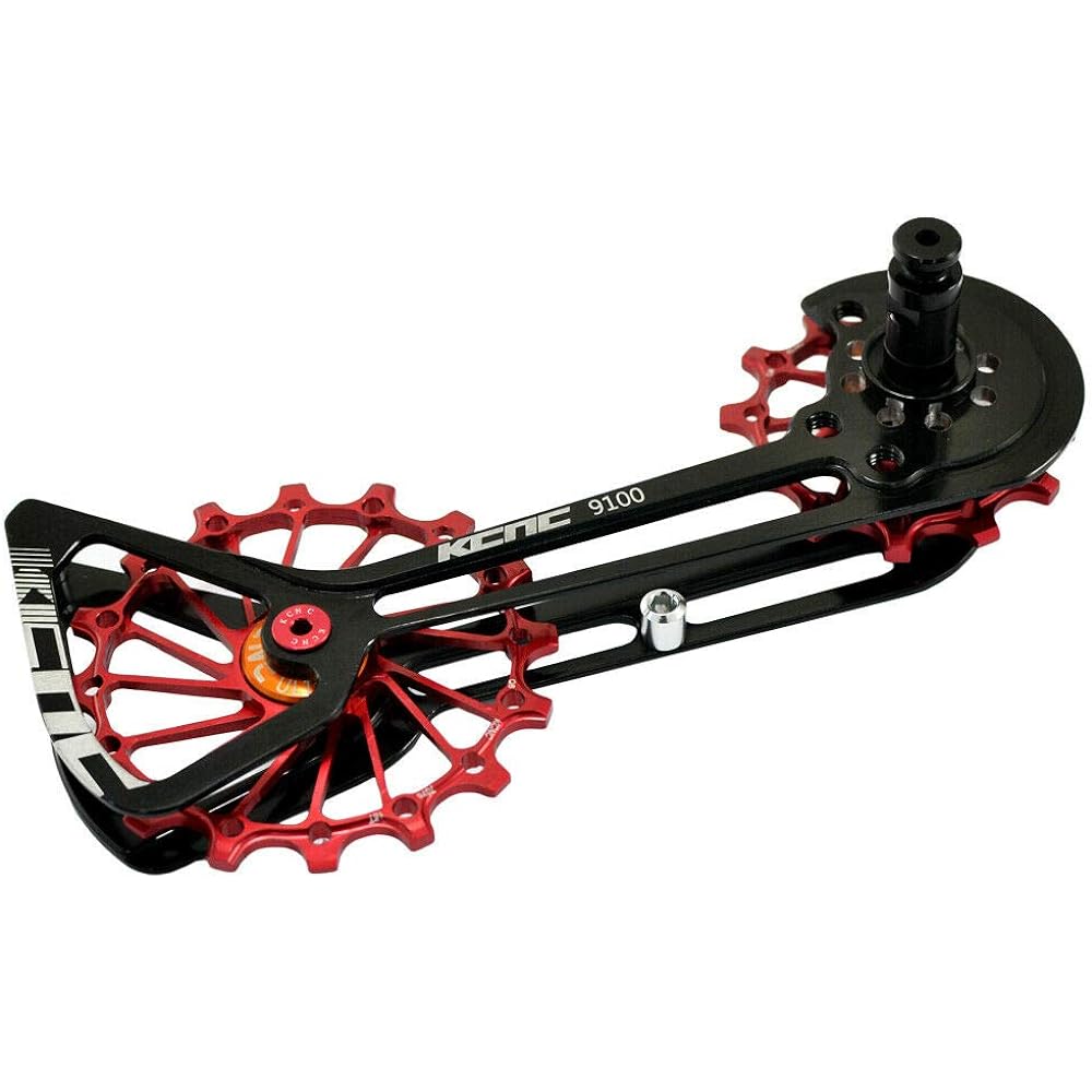 KCNC Road Oversized Pulley OSPW Cage For Shimano Dura-Ace/Ultegra R8000/R9100, Red, KOT39-001R, SK2262