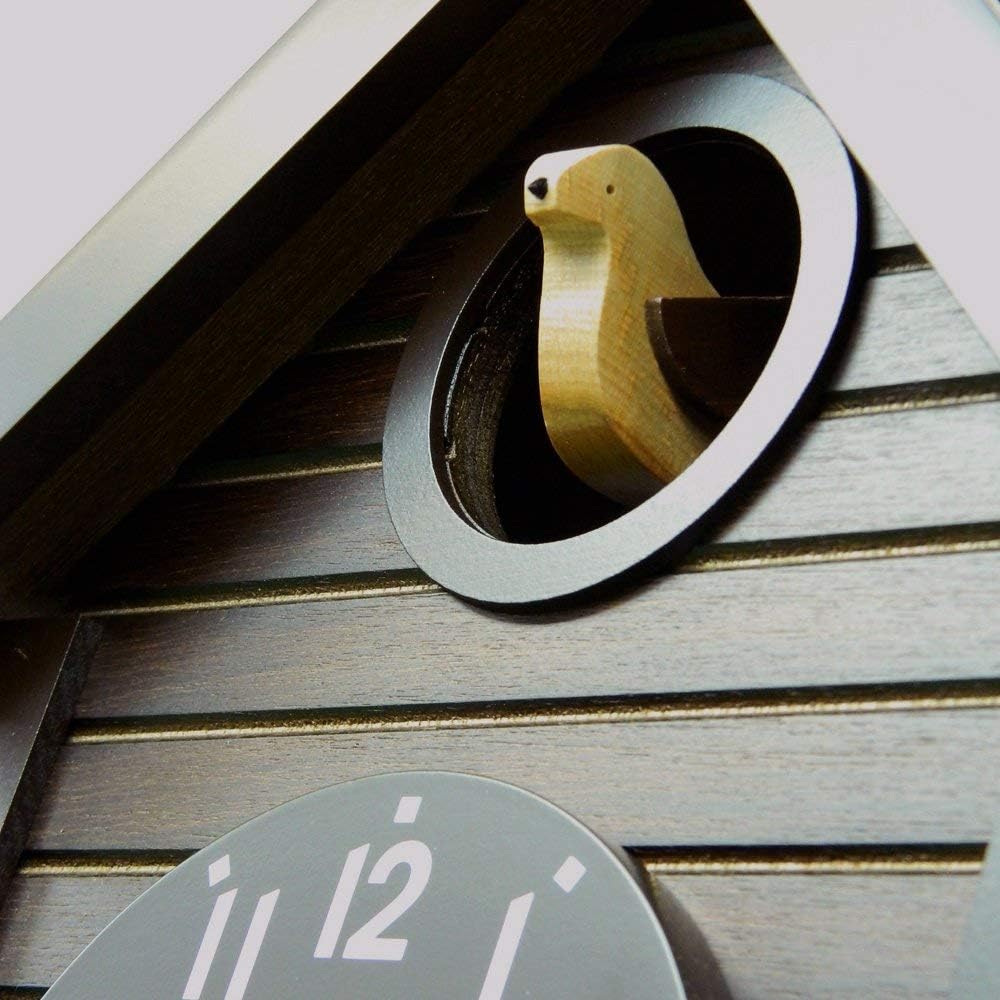 Suntel Wall Clock Antique Brown 405 x 240 x 140 mm Domestic Handmade Cuckoo Clock Antique Brown SQ04-AN