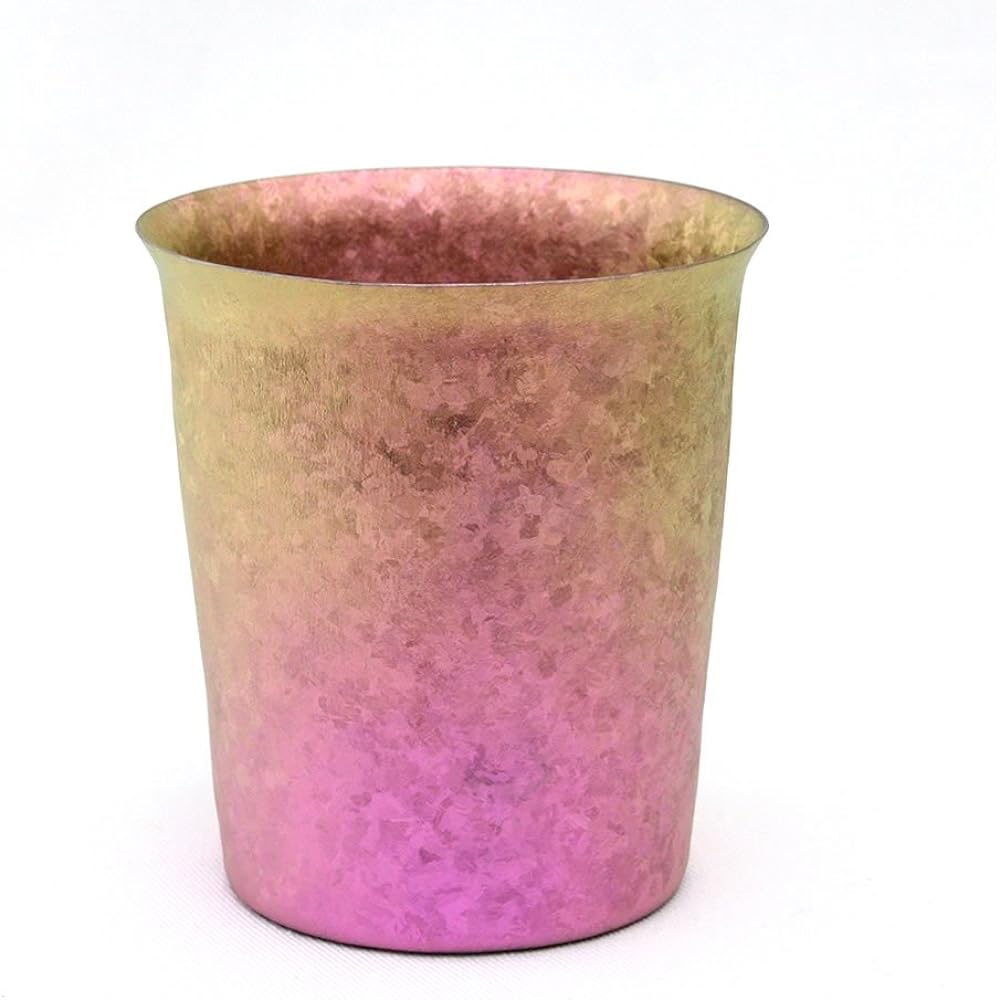 HORIE Made in Tsubame, Niigata Prefecture Titanium double tumbler Kiln making Wide mouth 250cc Yui Blue x Pink 2 color set T14KM250WDSET