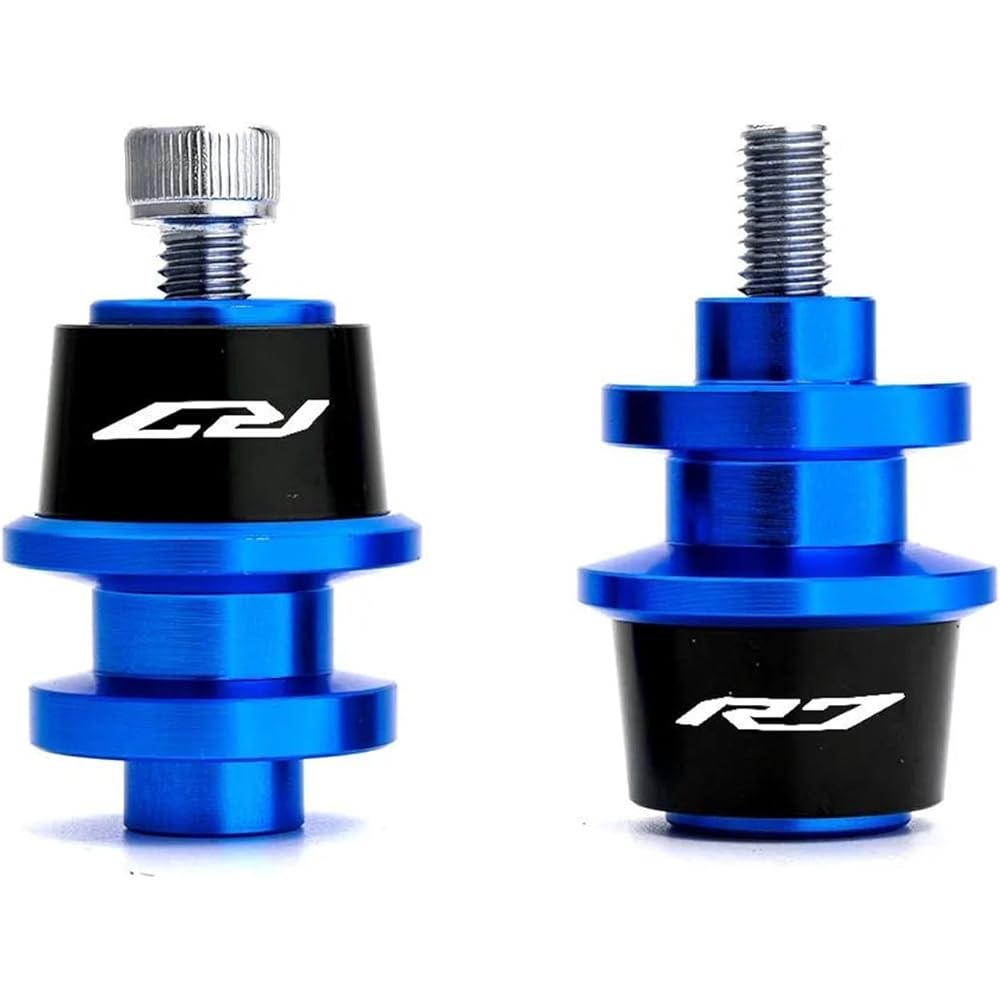 Motorcycle Bobbin Slider Stand 6mm Motorcycle CNC Swing Arm Spool Stand Screw Slider For Yzf R7 YZF-R7 2020-2021 (Color: Red, Size: B)