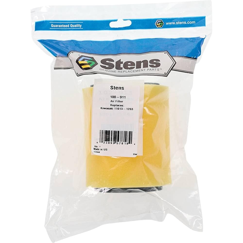Stens 100-911 Air Filter Kawasaki 2500 2510 2520 3010 610 4010 550 520 Mule UTV's 11013-1263 4 1/2" Height 2" ID 3" OD OD