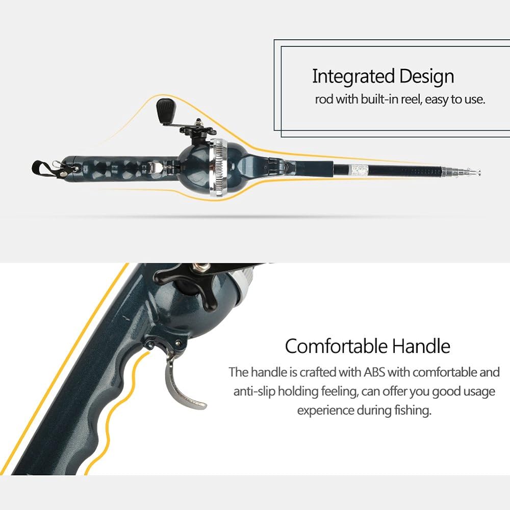 Eboxer Fishing Rod Portable Sea Fishing Throwing Fishing Tackle Foldable Telescopic Fishing Rod for Beginners Introduction to Fishing Rod Fishing Tackle Throwing Throwing Rod Sabiki Fishing Rod