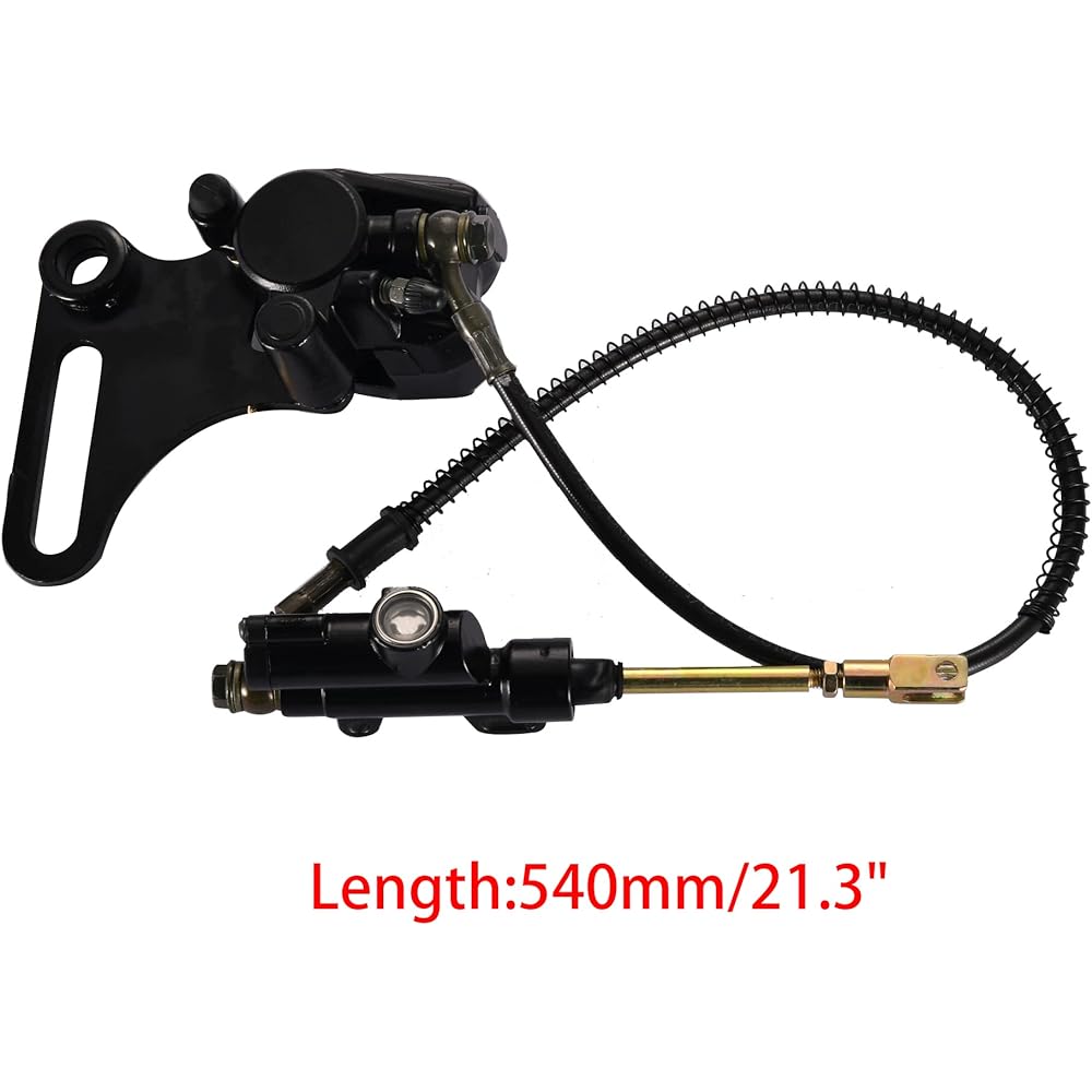 WOOSTAR Rear Brake Master Cylinder Caliper Assembly SSR for 125cc 110cc Pit Dirt Bike Chinese Scooter