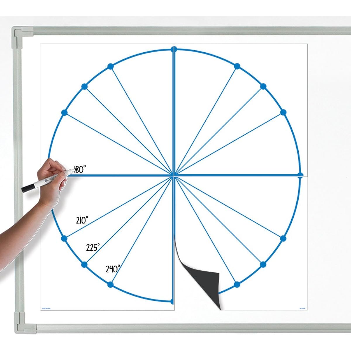 EAI Education Jumbo Magnet Unit Circle