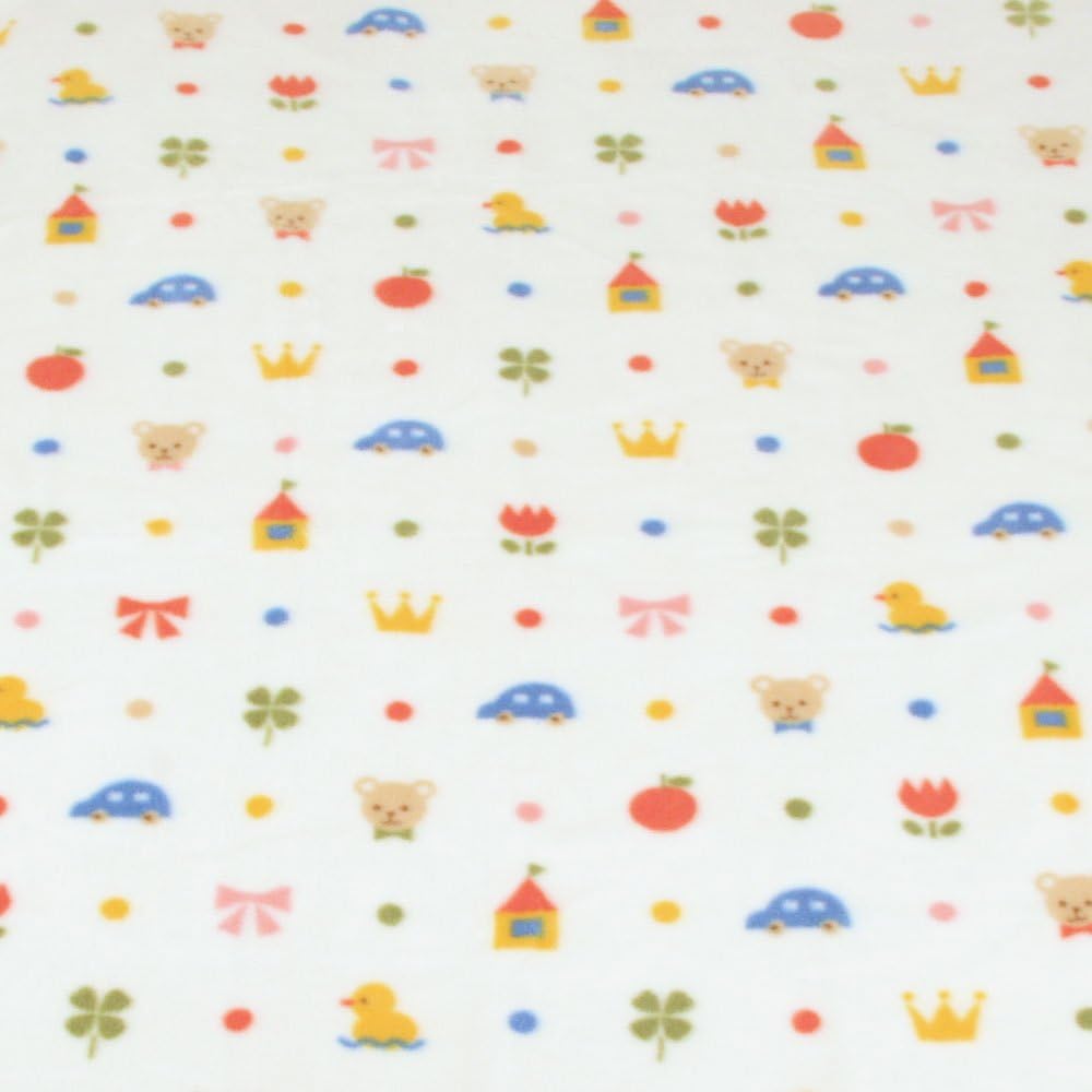 Nishikawa Sangyo Petit Bear Cotton Mayer Blanket LCH5501895-W LP9020