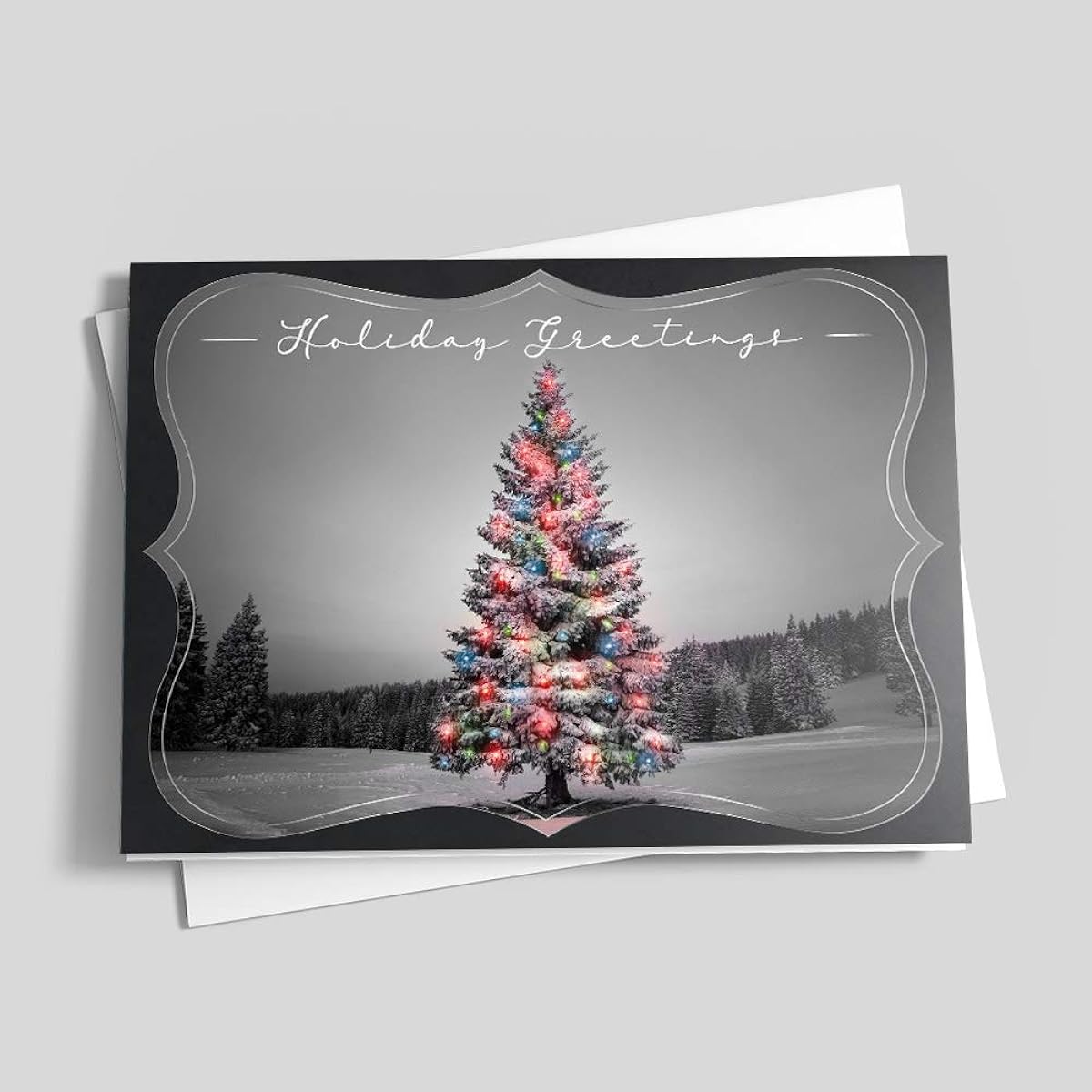 The Wishing Tree - Christmas Cards | 25 Standard Greeting Cards with Custom Messages and Envelopes | Printed in the USA