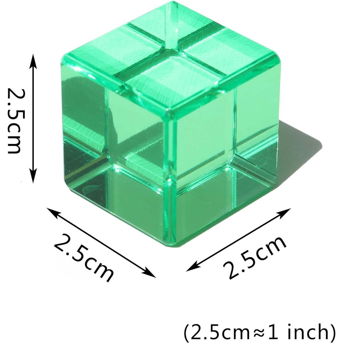KOAICS Rainbow Crystal Acrylic Cubes Kids Learning Color Light Shadow Toys, Stacking Gem Blocks Sensory Building Blocks for Kids (48 Pieces)…