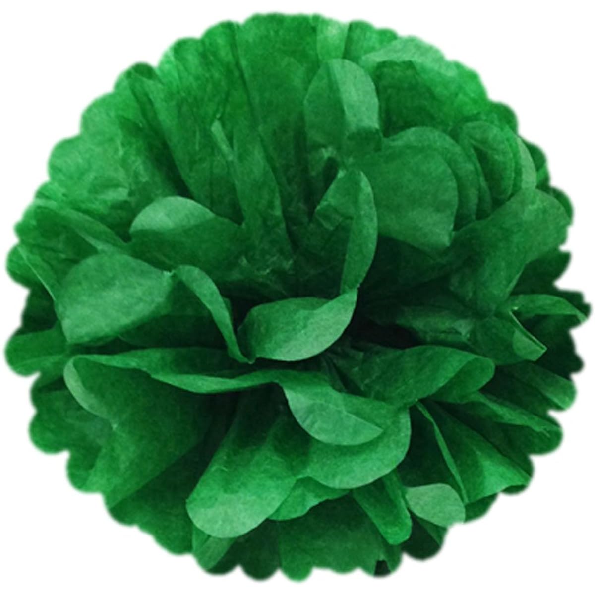 (Kelly Green) - Wrapables Tissue Pom Poms Party Decorations for Weddings, Birthday Parties, Baby Showers and Nursery Decor, Kelly Green, 20cm, Set of 5