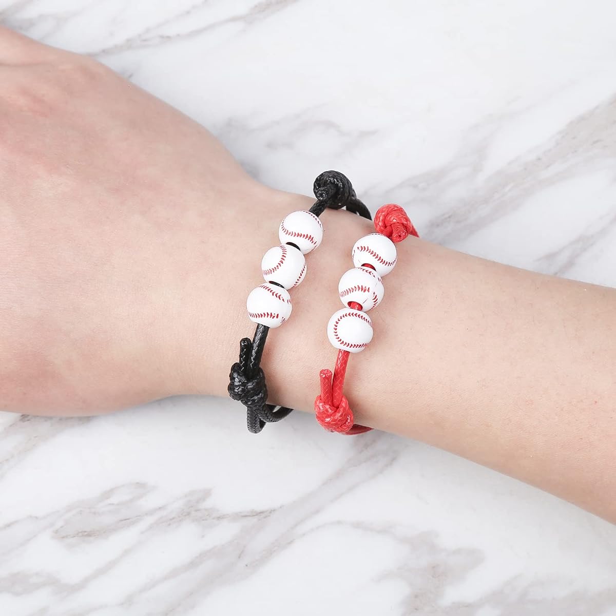 24pcs Ball Charm Bracelets for Women Girls Basketball Party Favors, Adjustable Inspirational Sports Ball Charm Bracelets Basketball Party Supplies for Women Teens