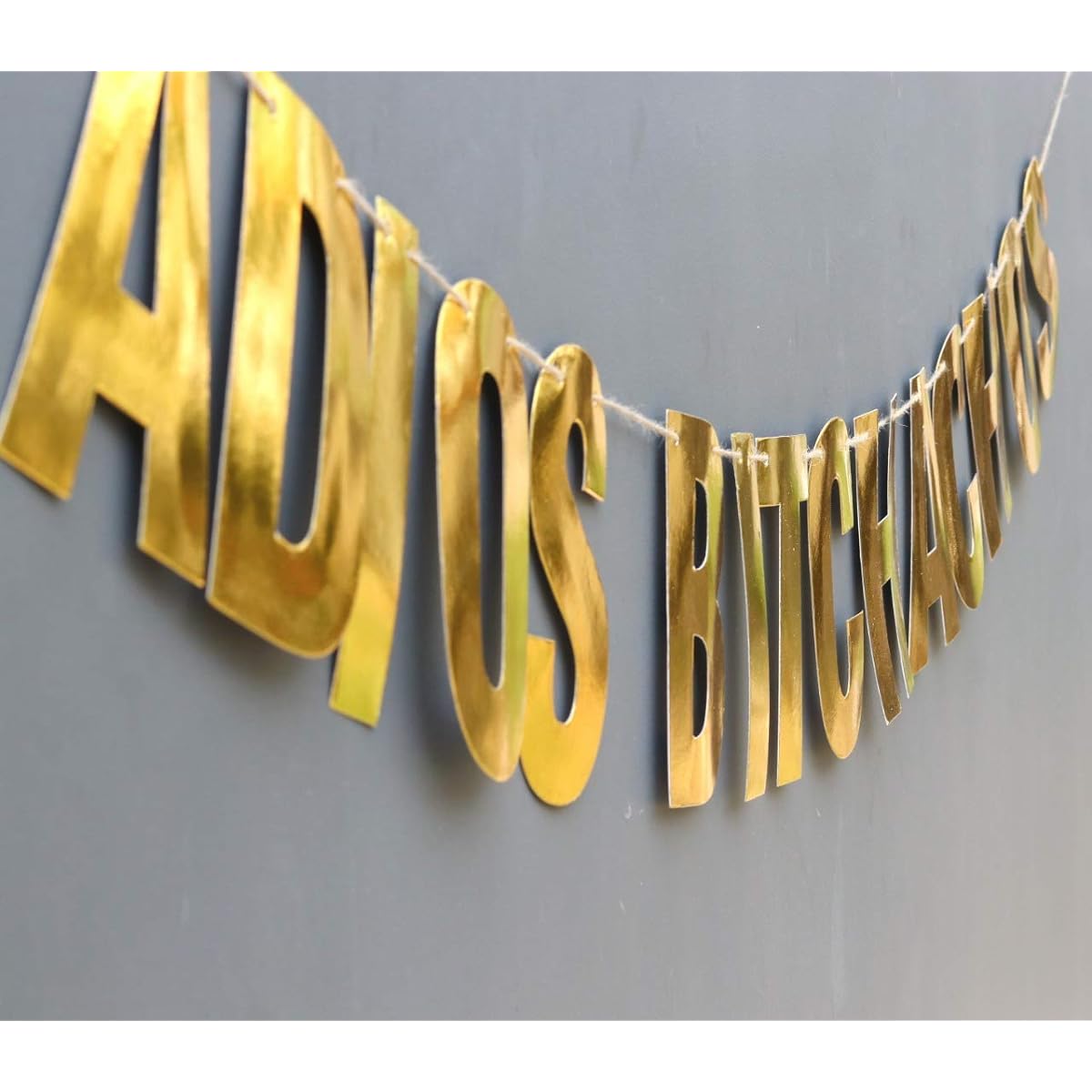 Adios Bitchachos Gold Banner Fiesta Housewarming Party Fiesta Party Cinco de Mayo Taco Party Farewell Party College Graduation Retirement Party Decorations