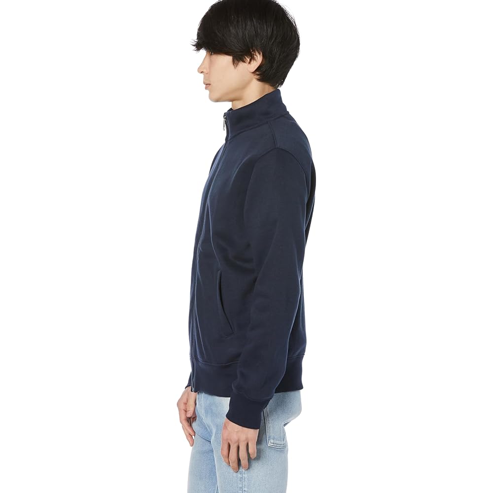 Men's Sweatshirt Zip Up Mock Neck Fleece