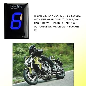 Speed Display Meter Motorcycle Gear Indicator Suzuki GSX S 750 GSX S 1000 GSX R 600 GSX R 1000 Accessories 1-6 Speed Gear Display Meter