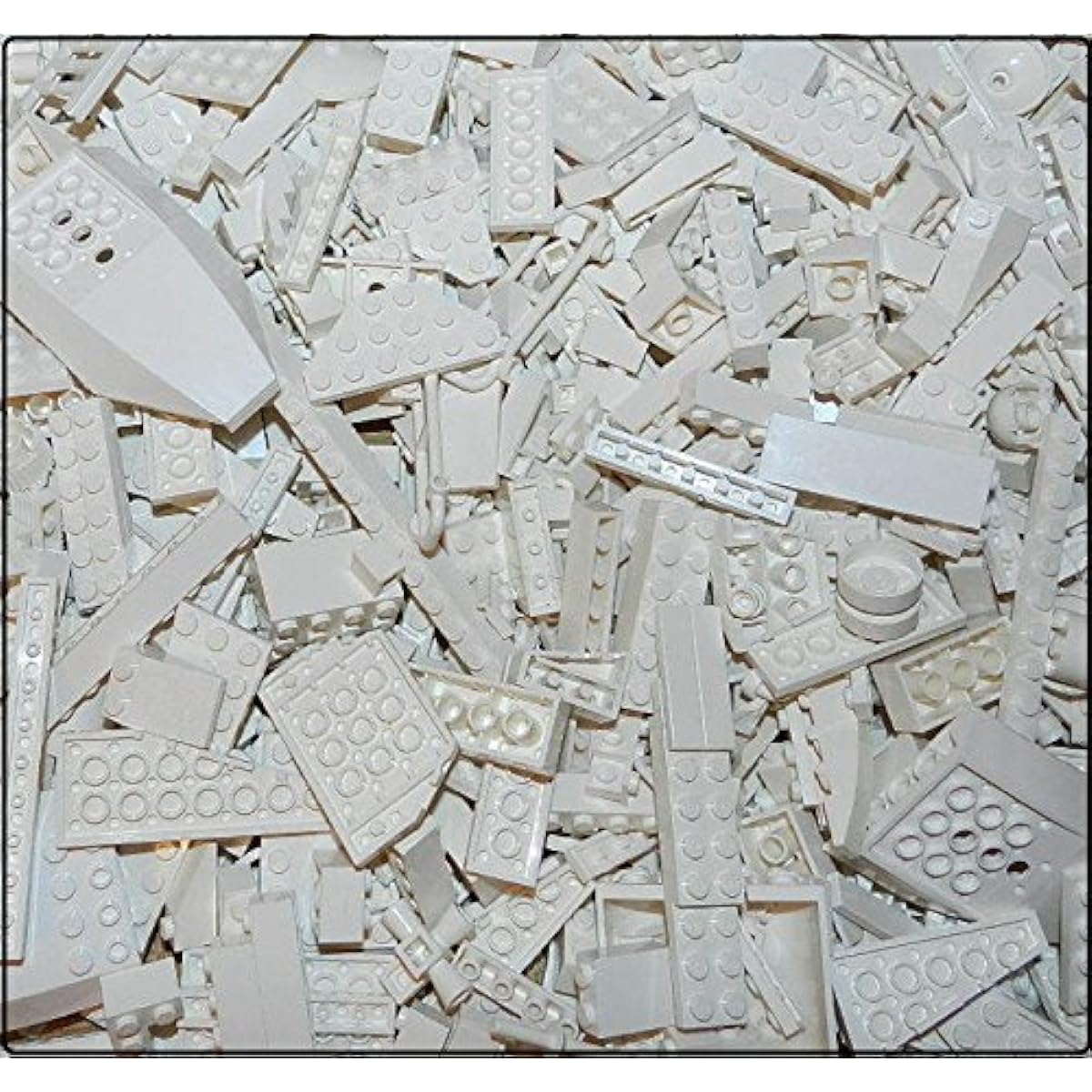 LEGO 0.5kg WHITE LEGO ASSORTMENT Bulk