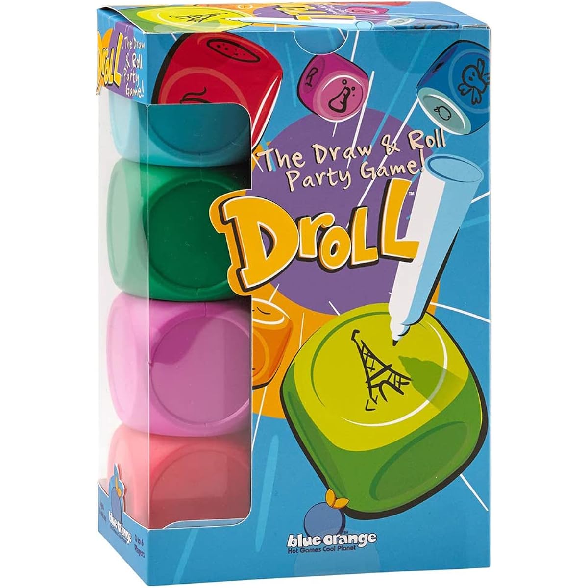 Blue Orange Games Drool - Drawing Family Party Game for 2-6 Players Ages 7+.