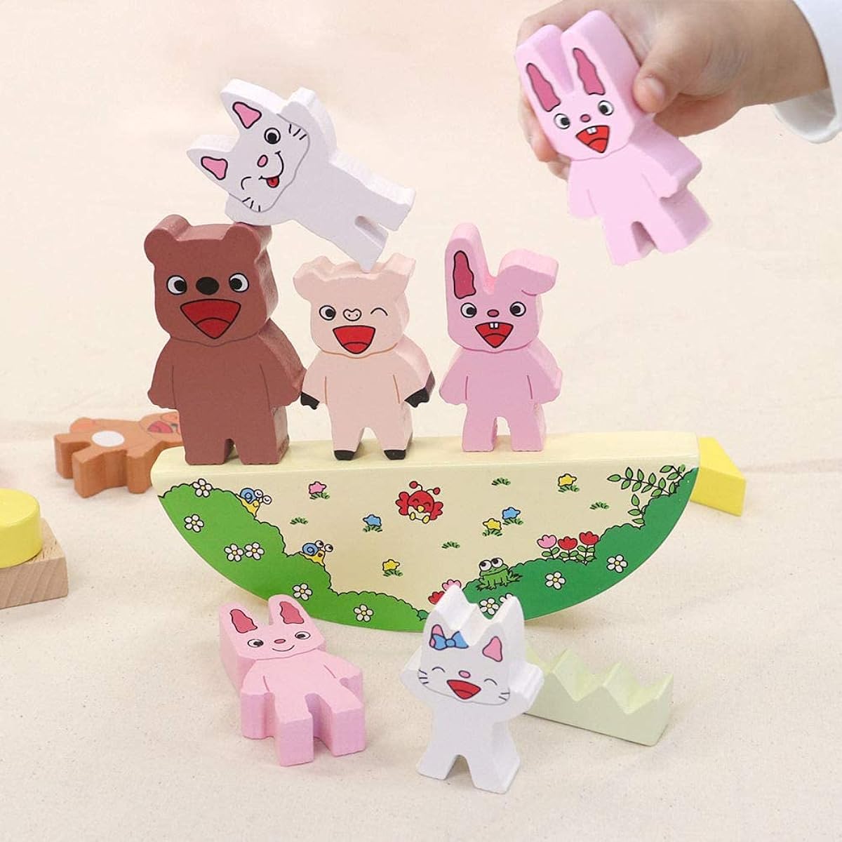 Picture Book Collection Nontan Playset Wooden Building Blocks Toy Educational Toy TM-NON-0301