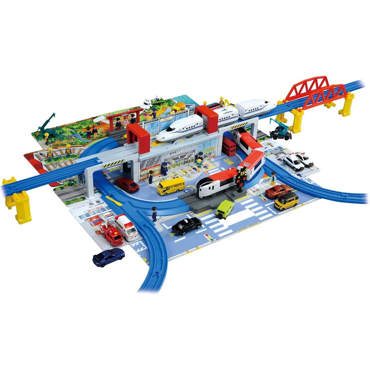 Plarail Expand and create a 3D model! Tomica and Plarail city map